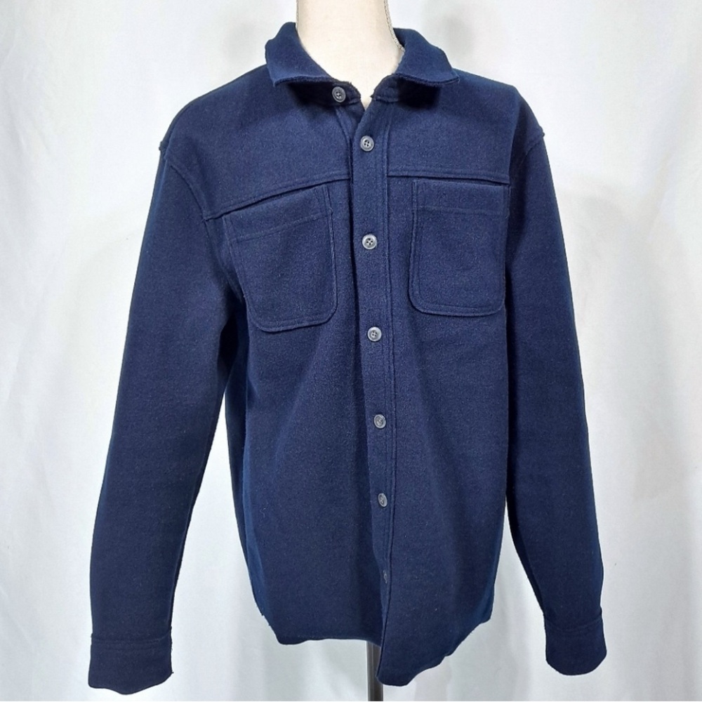Banana Republic Men's Navy Blue Jacket - Size Medium